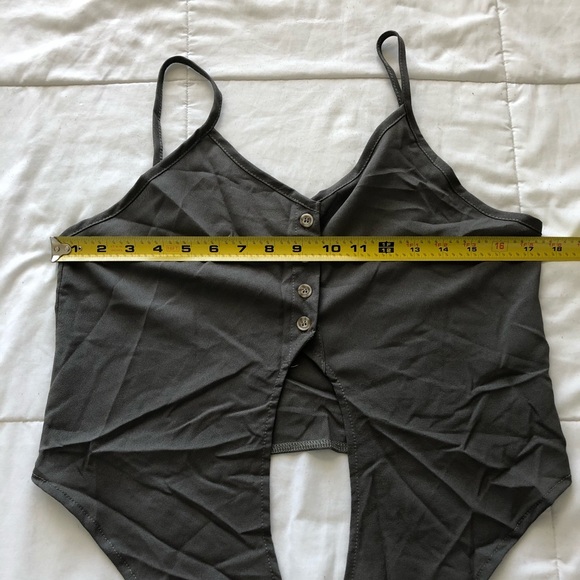 NWOT Women’s Tie Front Crop Top - Picture 8 of 11